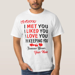 Krakau ich traf dich, wie du mich liebst T-Shirt