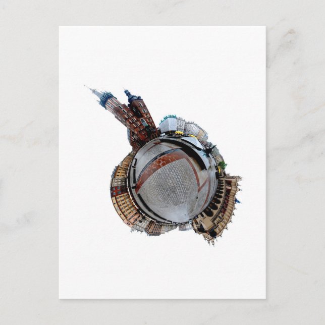 Krakau "Miniplanet" Postkarte (Vorderseite)