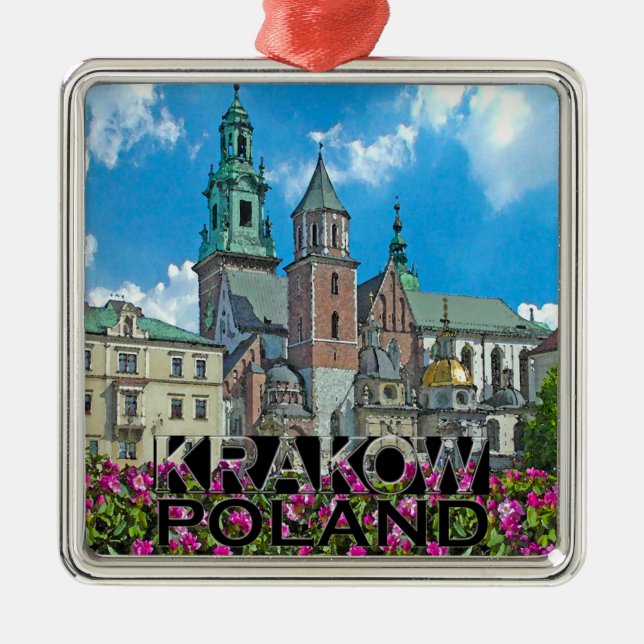 Krakau Ornament Aus Metall (Vorne)