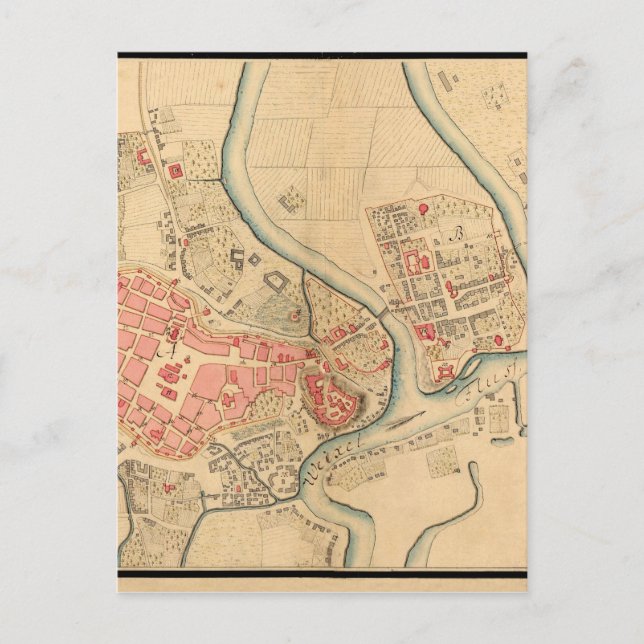 Krakau Polen 1755 Postkarte (Vorderseite)