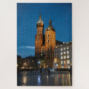 Krakau Polen Bazylika Mariacka, Kirche unseres Got Puzzle