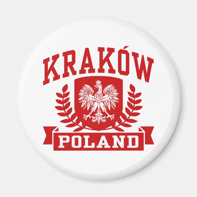 Krakau Polen Magnet (Vorne)
