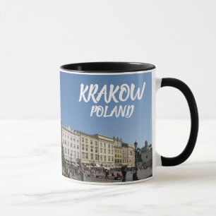 Krakau Polen Panorama-Tasse Tasse