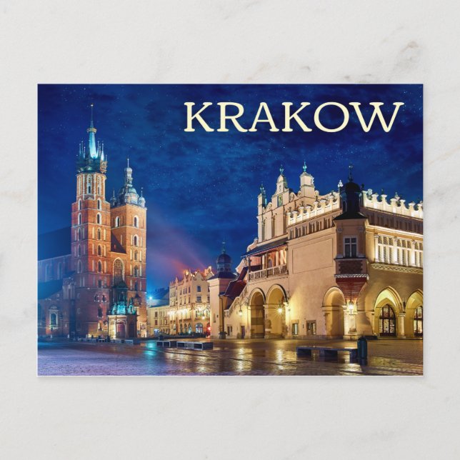 Krakau, Polen Postcard Postkarte (Vorderseite)