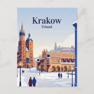 Krakau, Polen Postkarte