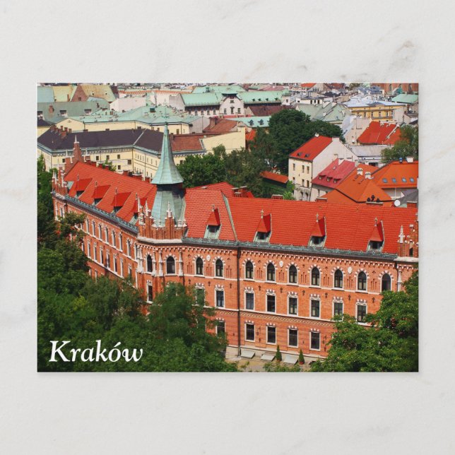 Krakau, Polen Postkarte (Vorderseite)