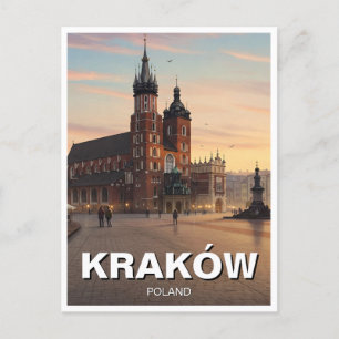 Krakau Polen Reisen Postkarte