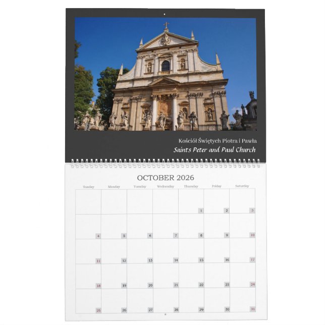 Krakau, Polnischer Kalender (Okt 2026)