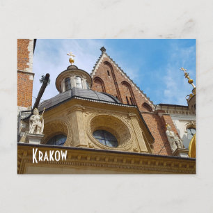Krakau, Wawel-Schloss, Kathedrale, Europa, Polen Postkarte