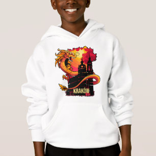 Krakauer Drache Polnische Legende Stadt Kunst  Hoodie