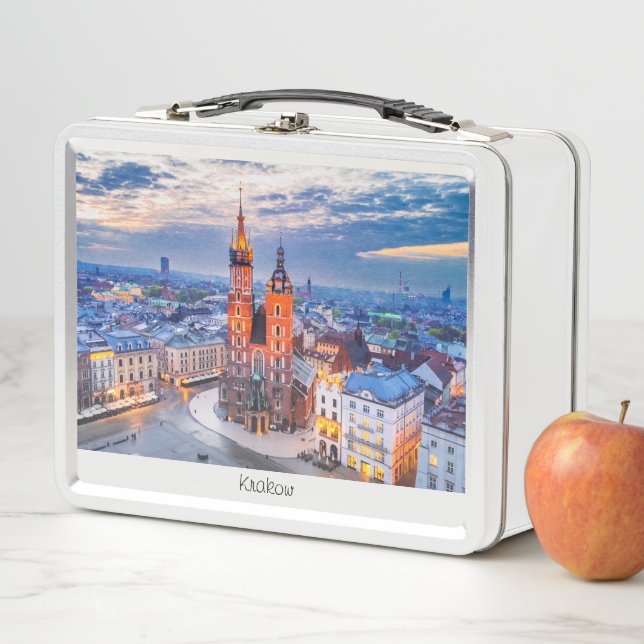 Krakauer Nacht in Polen Metall Brotdose (Beispiel)