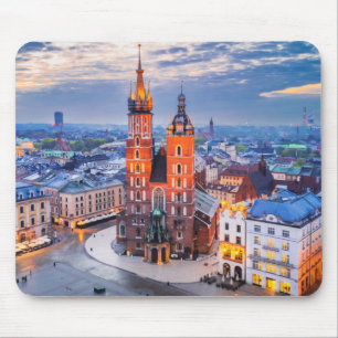 Krakauer Nacht in Polen Mousepad
