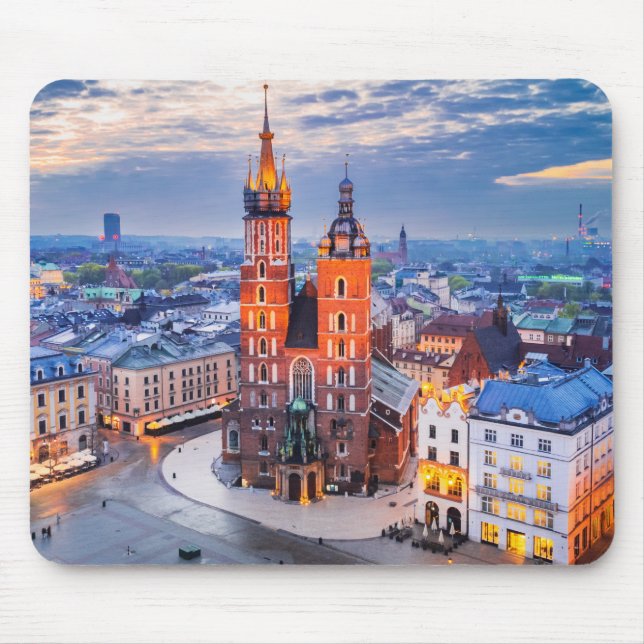 Krakauer Nacht in Polen Mousepad (Vorne)
