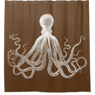 Krake Browns Kraken Duschvorhang