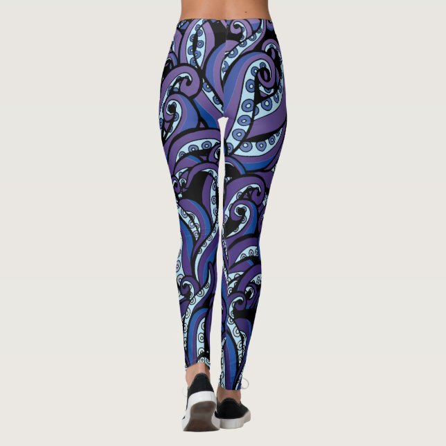 Krake des Garten-O Leggings (Rückseite)