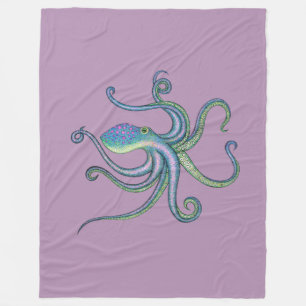 Krake Fleecedecke