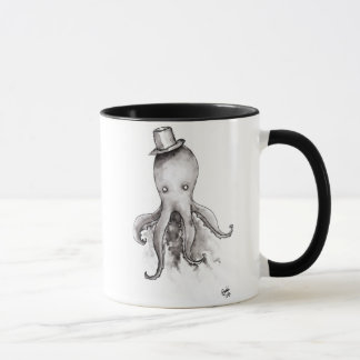 Krake in einer Hut-Tasse Tasse