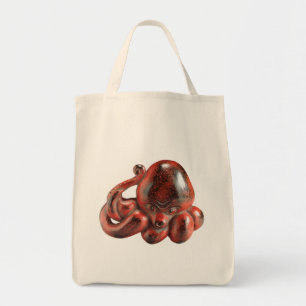 Krake Netsuke Lebensmittelgeschäft-Tasche Tragetasche