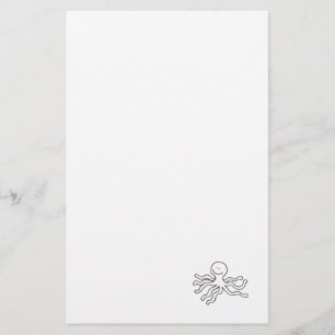 Krake - Spaßlinie, die glücklichen Briefpapier