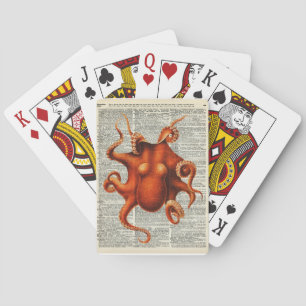 Krake Spielkarten