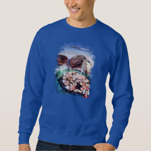 Krake zu dem Staub zu feira/galician Sweatshirt