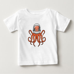 Kraken als Astronaut Baby T-shirt