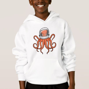 Kraken als Astronaut Hoodie
