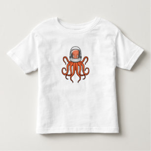 Kraken als Astronaut Kleinkind T-shirt