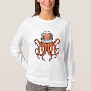 Kraken als Astronaut T-Shirt