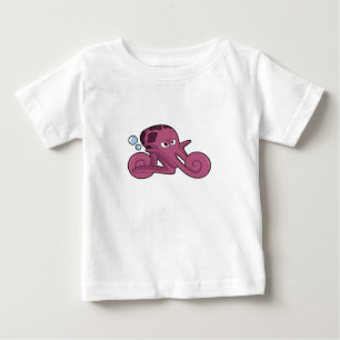 Kraken als Kraftrad Baby T-shirt