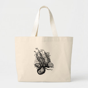 Kraken Angriff Jumbo Stoffbeutel