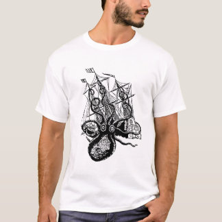 Kraken Angriff! Riesiger Krakenangriff T-Shirt