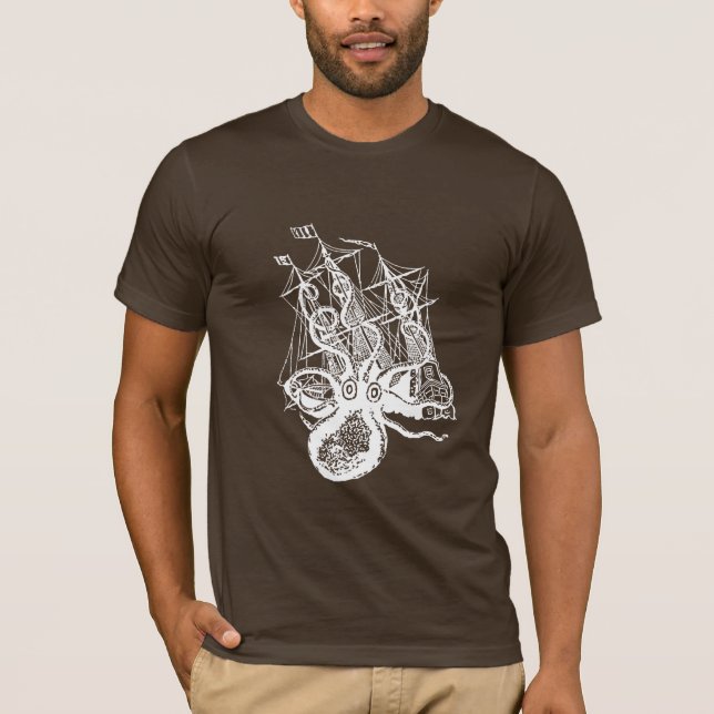 Kraken Angriff! T-Shirt (Vorderseite)