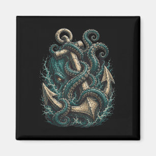 Kraken Anker Ozeanmonster Tentakel Magnet