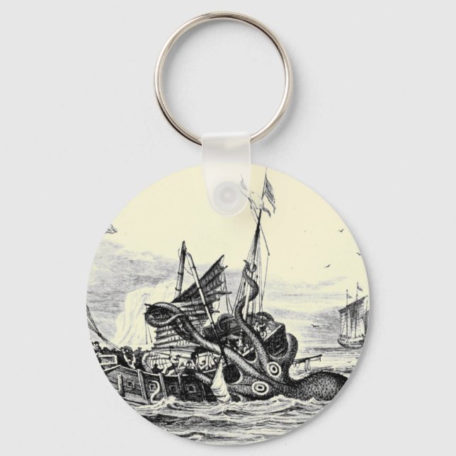 Kraken Attack! Schlüsselanhänger (Vorderseite)