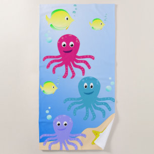 Kraken-Badetuch Strandtuch