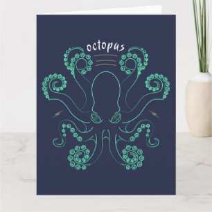 Kraken Cephalopod Tentacles Karte