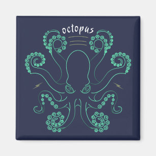 Kraken Cephalopod Tentacles Magnet