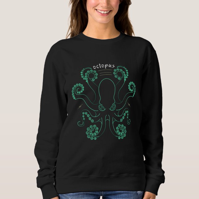 Kraken Cephalopod Tentacles Sweatshirt (Vorderseite)