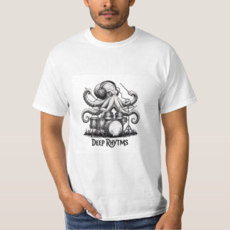 Kraken-Drummer Deep Rhythms T-Shirt
