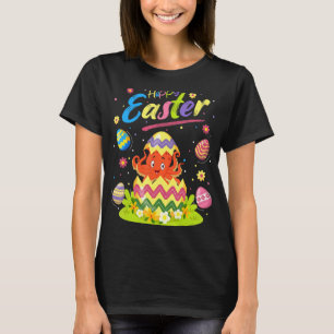 Kraken Fisch Ostern Ei Krake Frohe Ostern T-Shirt