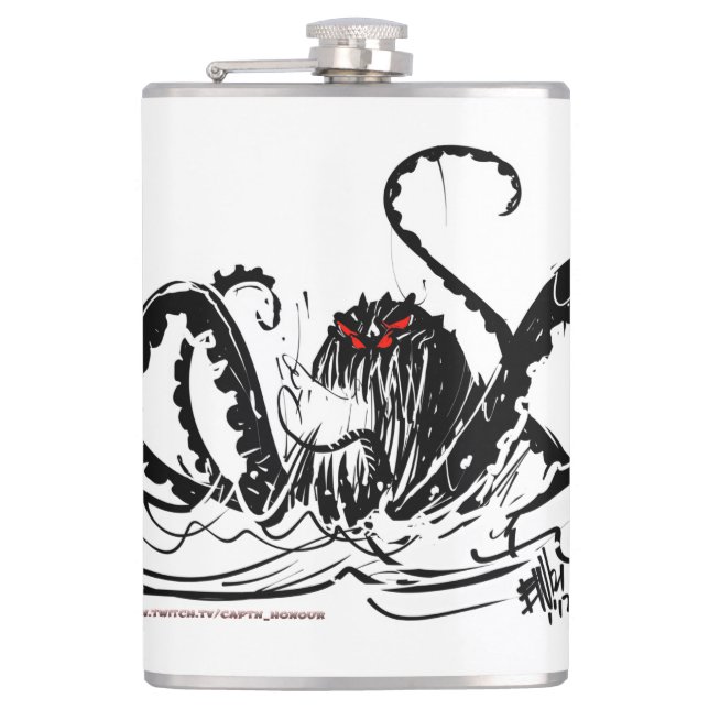 Kraken Flask Flachmann (Vorderseite)