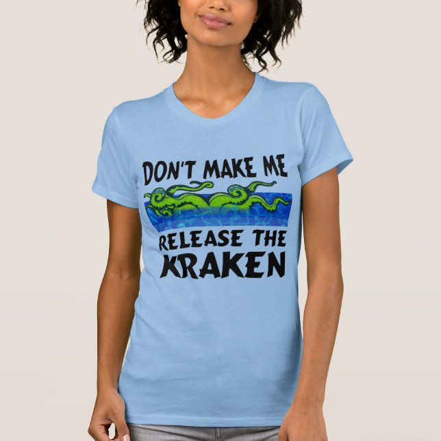 Kraken Funny T - Shirt (Vorderseite)