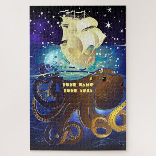 Kraken Groß und Caravella Puzzle