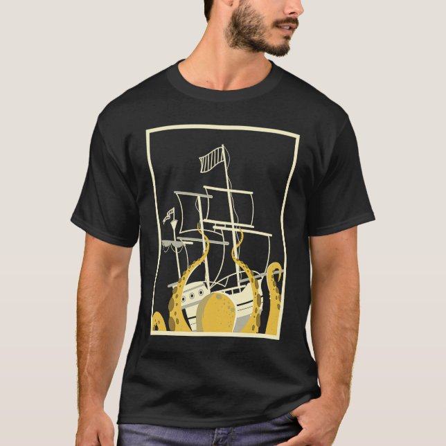 Kraken I Kraken I Piratenschiff I Kraken Kraken T-Shirt (Vorderseite)