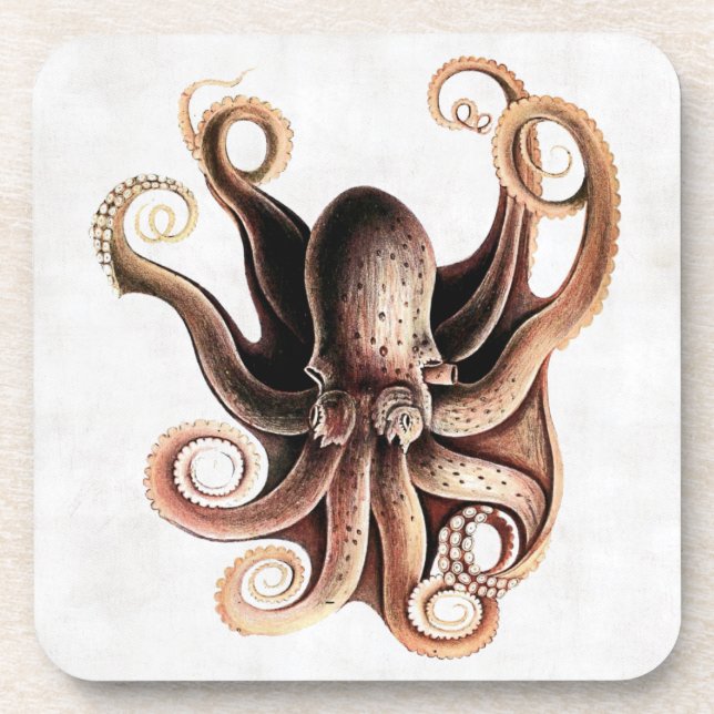 Kraken-Korken-Untersetzer Untersetzer (Vorderseite)