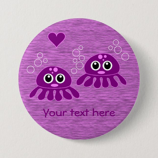 Kraken-Liebegewohnheitsknopf Button (Vorderseite)