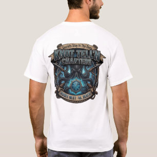 Kraken-Logo Blaues Kristall - T-Shirt