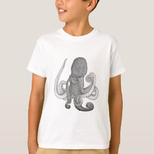 Kraken-Logo (Linie Kunst) T-Shirt
