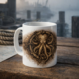 Kraken Mark Piraten Sigille Kaffeetasse